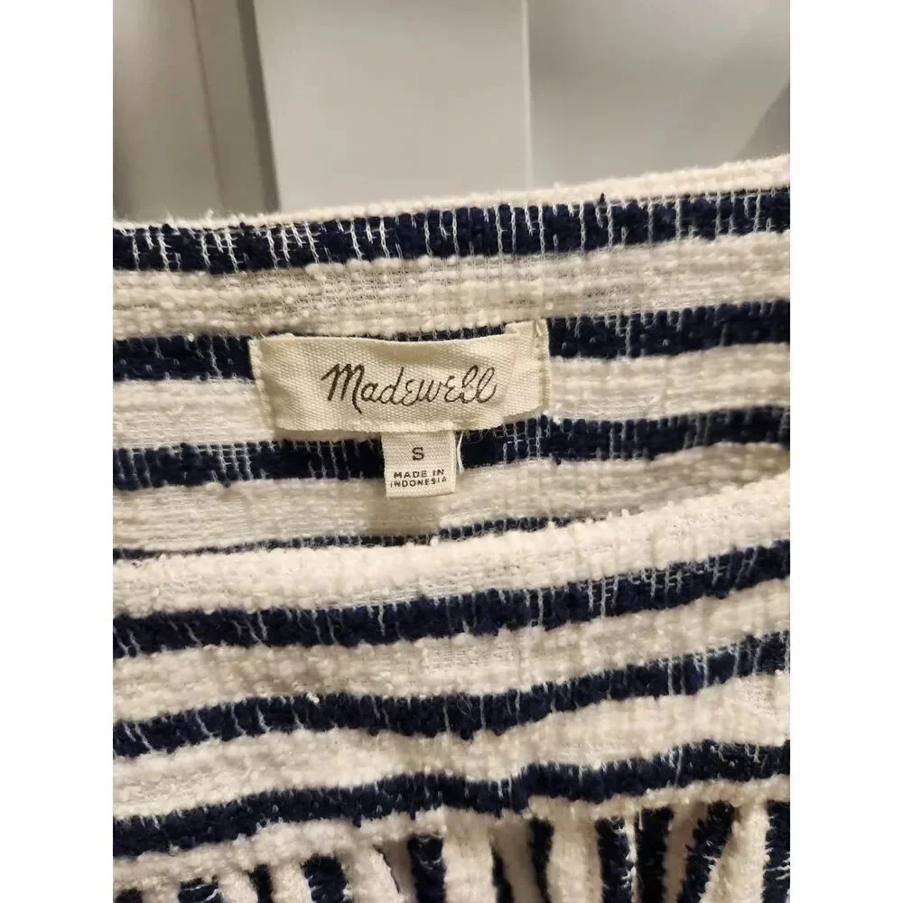 NWOT Madewell Texture & Thread Butterfly Top in Isley Stripe - Picture 5 of 9